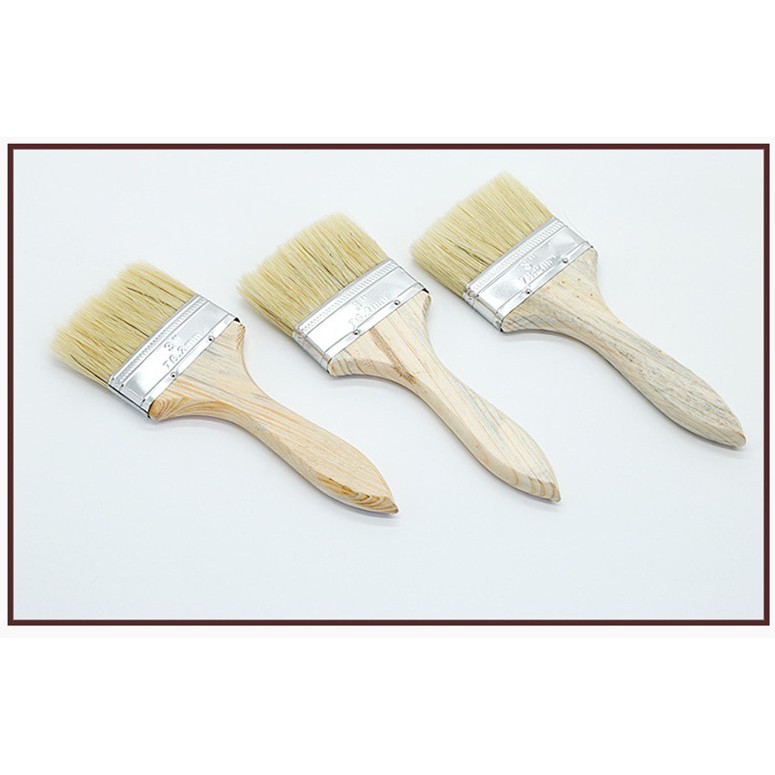 Wooden Handle Paint Brush Barbecue Brush Shopee Philippines