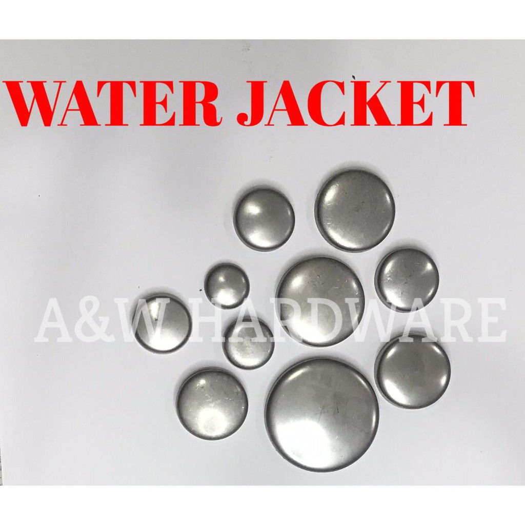 WATER JACKET/ENGINE BLOCK CAP/JAKET AIR STAINLESS STEEL 304 22MM,25.4MM,29MM,30MM32MM,35MM,38MM