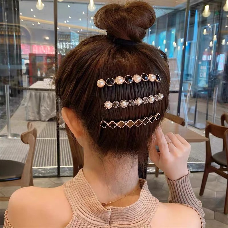 EMS Comb Broken HairClip payneta Female Summer Tidy Handy Tool Back ...