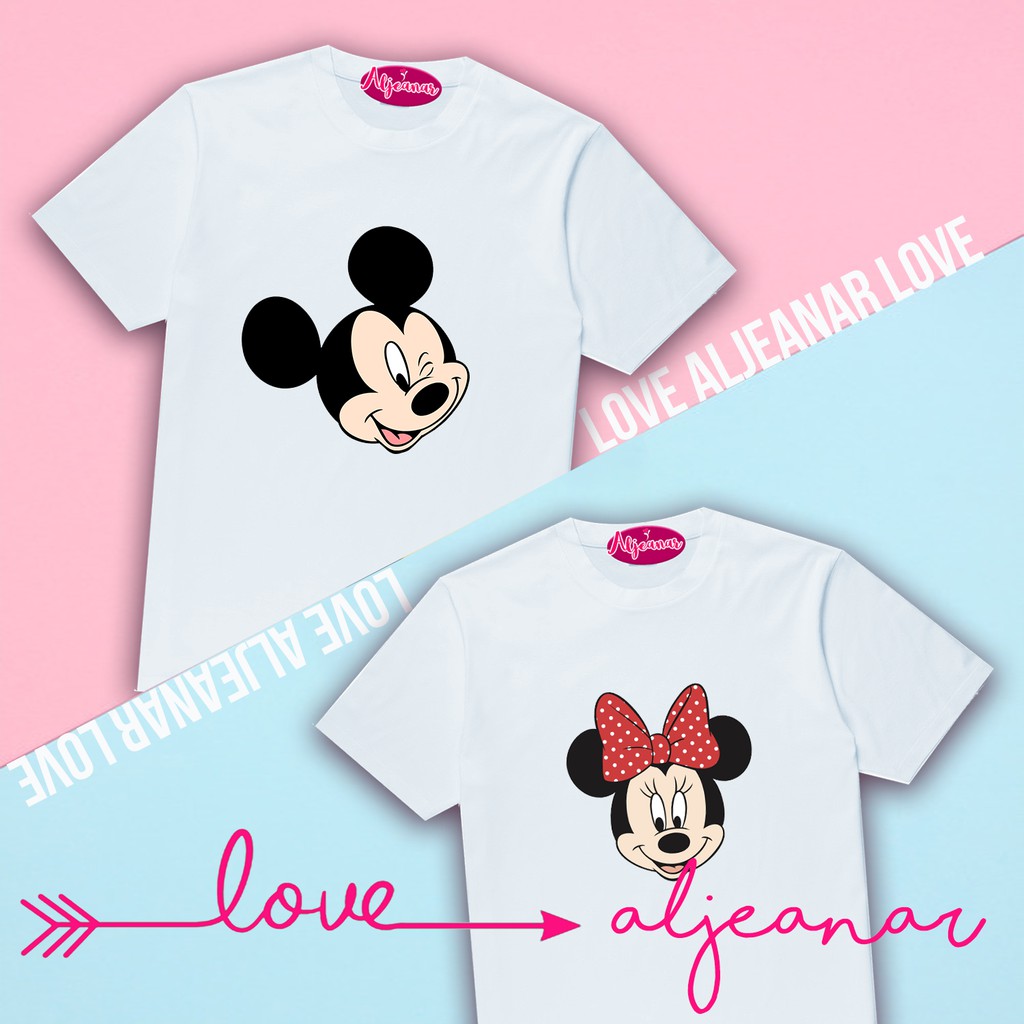 COUPLE SHIRT MICKEY MOUSE MINNIE MOUSE Shopee Philippines