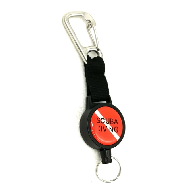 Diving Wire Rope Retractable Buckle Camera Compass Flashlight Anti-Lost ...