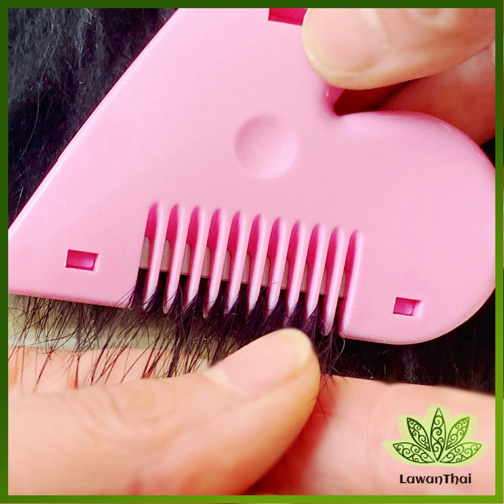 Lawan Pink Cane Doctor comb Hairline Lining To Thin Hair barber ...