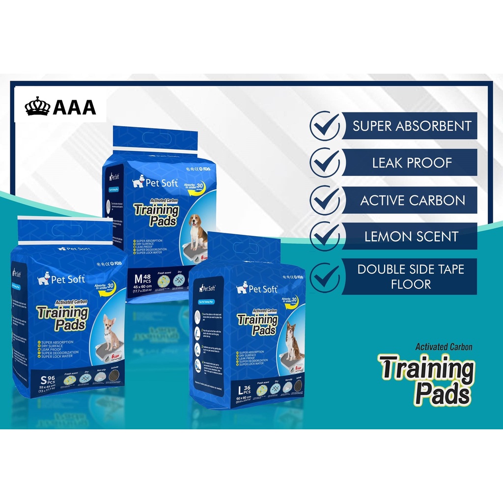 PET SOFT Non-Slip Dog Training Pad per PACK ON HAND! Shopee