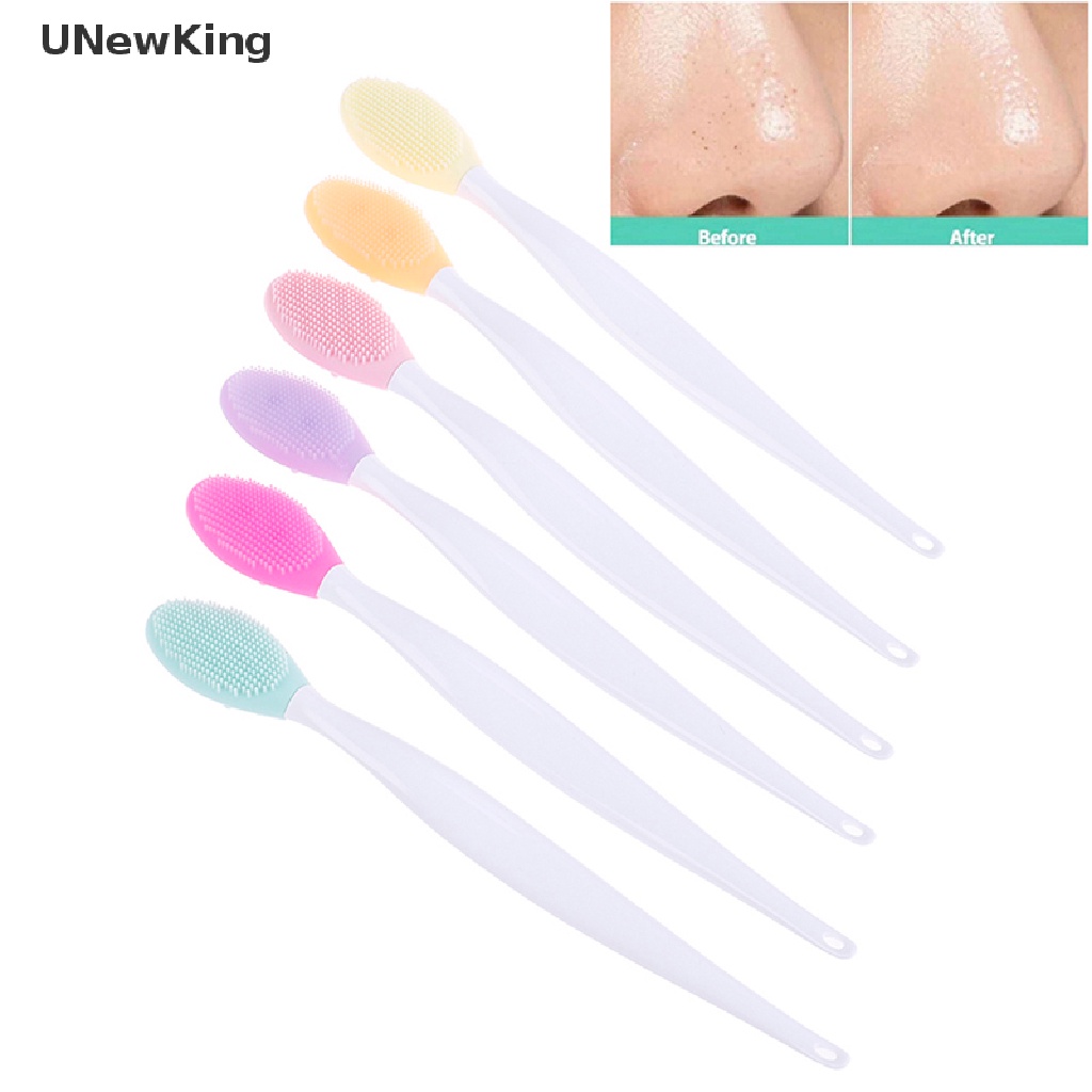 ♥⋮ UNewKing Nose Pore Cleaner Makeup Blackhead Acne Finger Size Brush ...