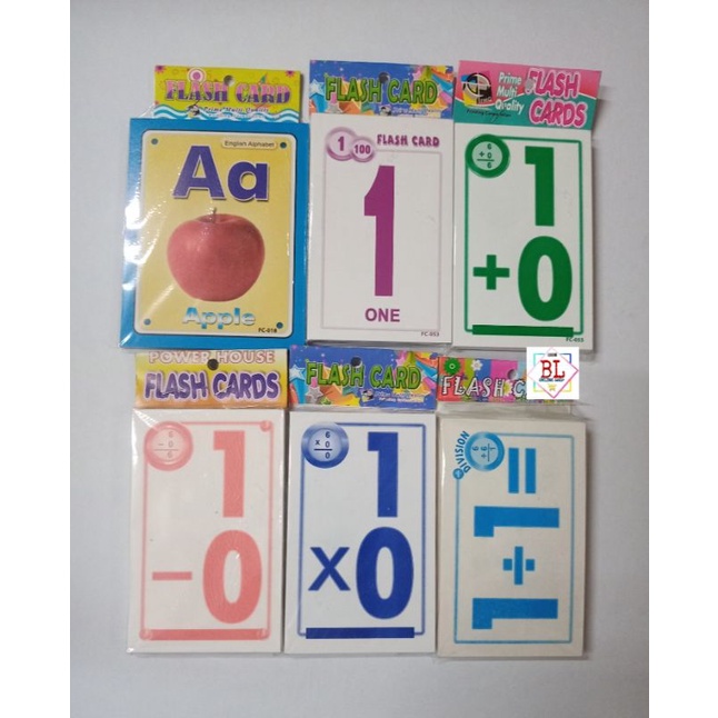 Flash Cards (alphabet, numbers and math symbols) Shopee Philippines