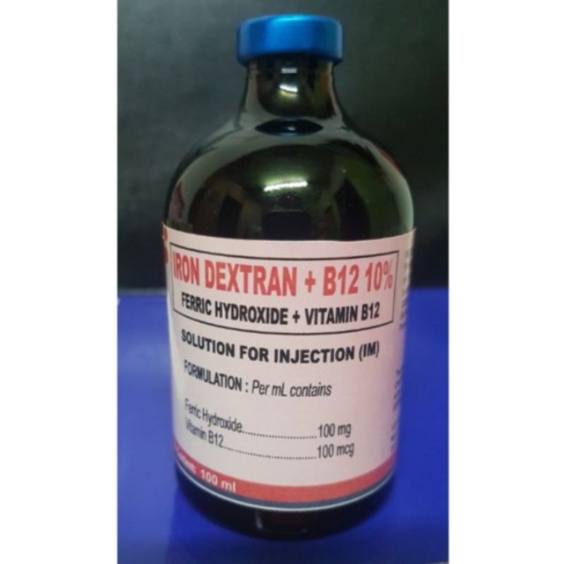IRON DEXTRAN +B12 10 100ML Shopee Philippines