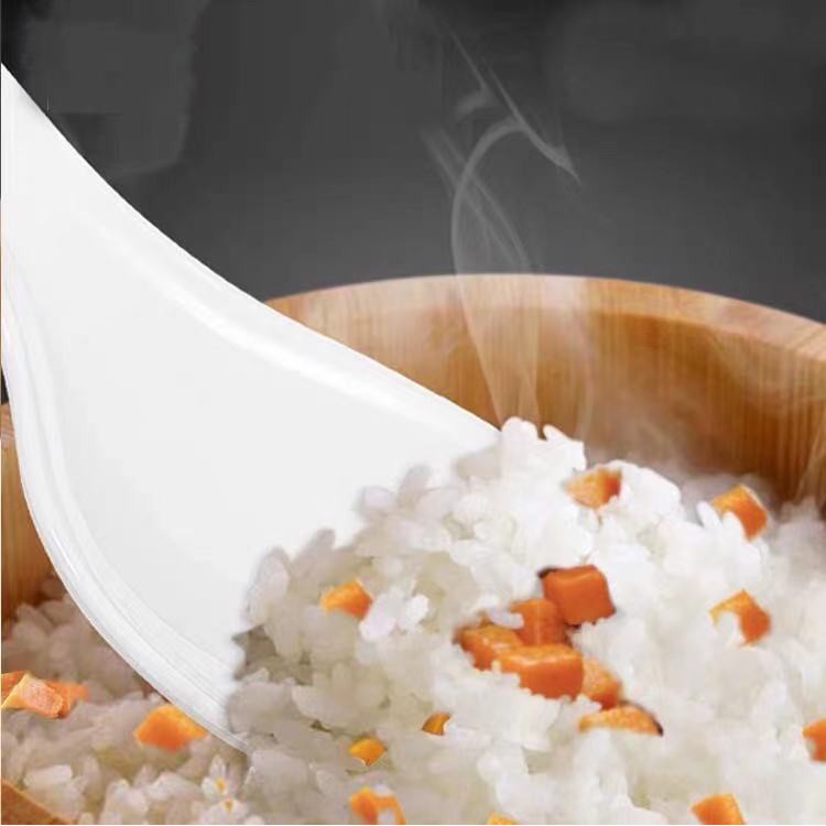 2pcs Rice Paddle - Plastic Food Spoon Scooper Spatula Plastic Serving ...