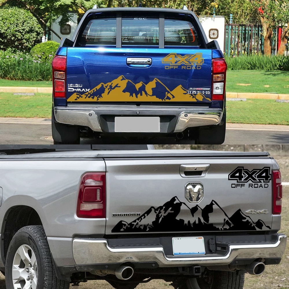 Car Sticker 4X4 Off Road Vinyl Graphics Ford Ranger Raptor Pickup Car ...