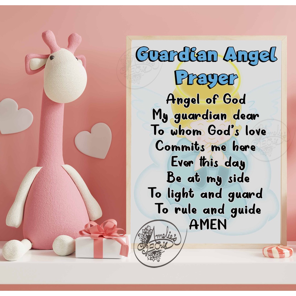 guardian angel prayer for kids