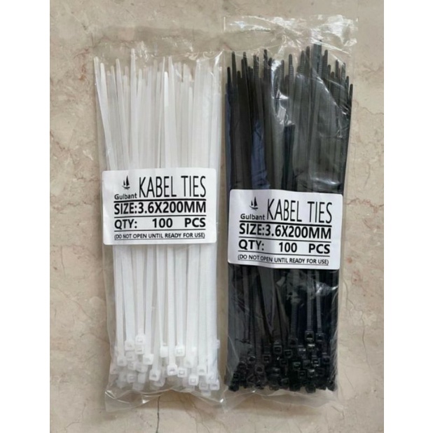 Cable Ties/Insulock/Insulok/Cable Ties 3.6 x 200mm 20cm 100pcs | Shopee ...