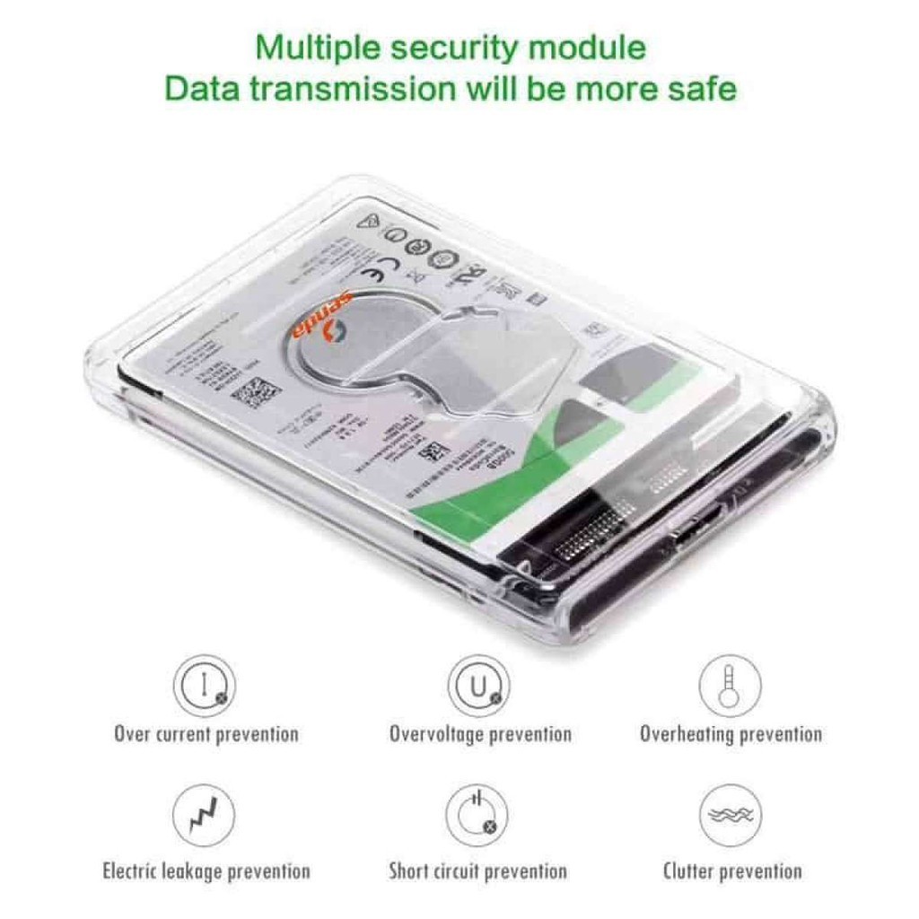 Senda Enclosure Case USB 3.0 To SATA HDD Hard Drive External Enclosure ...