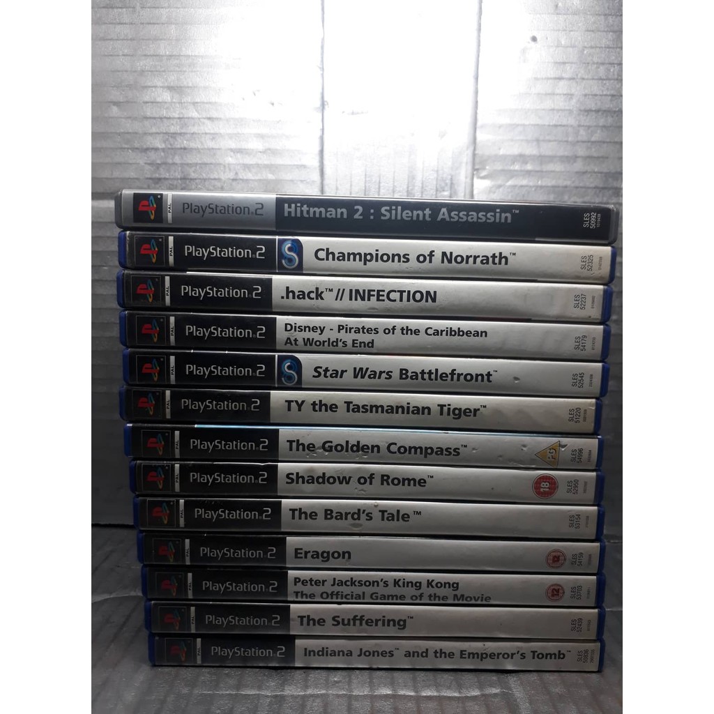 Original Playstation 2 (PAL) Games (PS2CD) Shopee Philippines