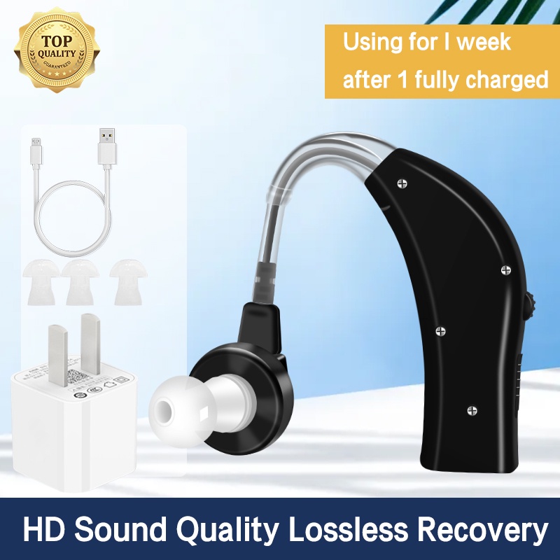 Hearing Aid Noise Reduction Hearing Recargeable Amplifier Sound ...