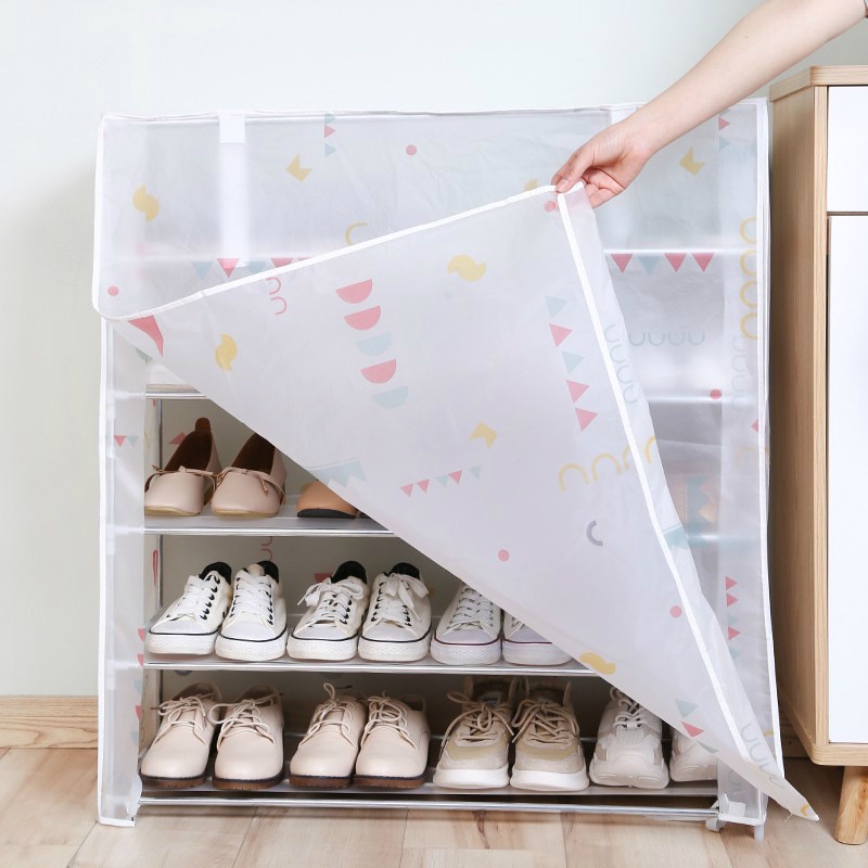 Shoe rack with waterproof cover sale