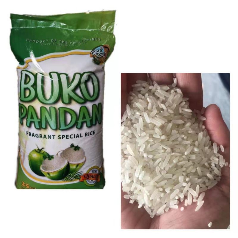 Buko Pandan Rice 25kg per Sack | Shopee Philippines