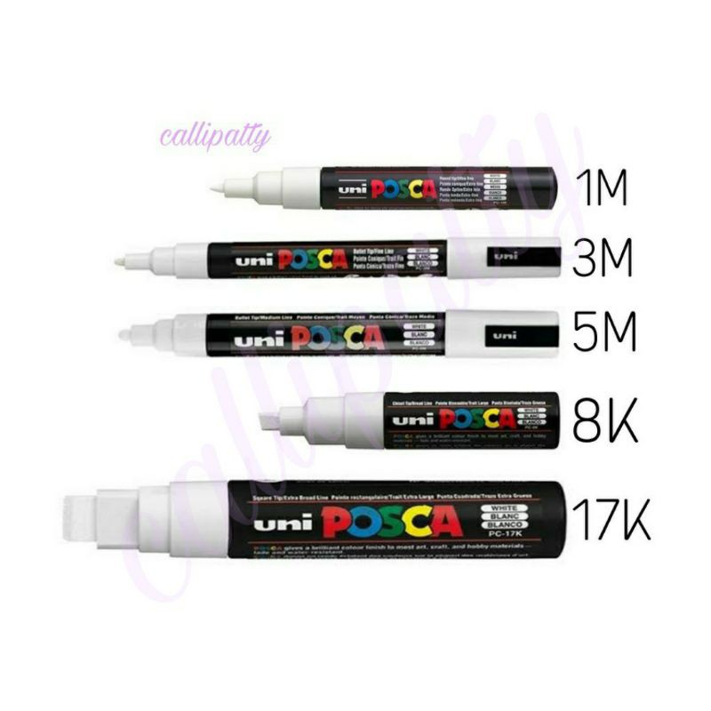 White Posca Marker 5M