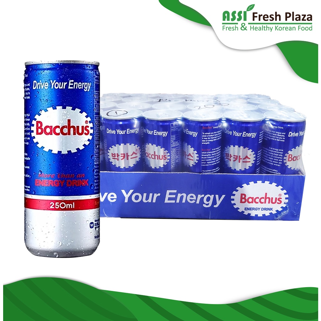 BACCHUS Energy Drink 250ml 1 Box (30 pcs) Shopee Philippines