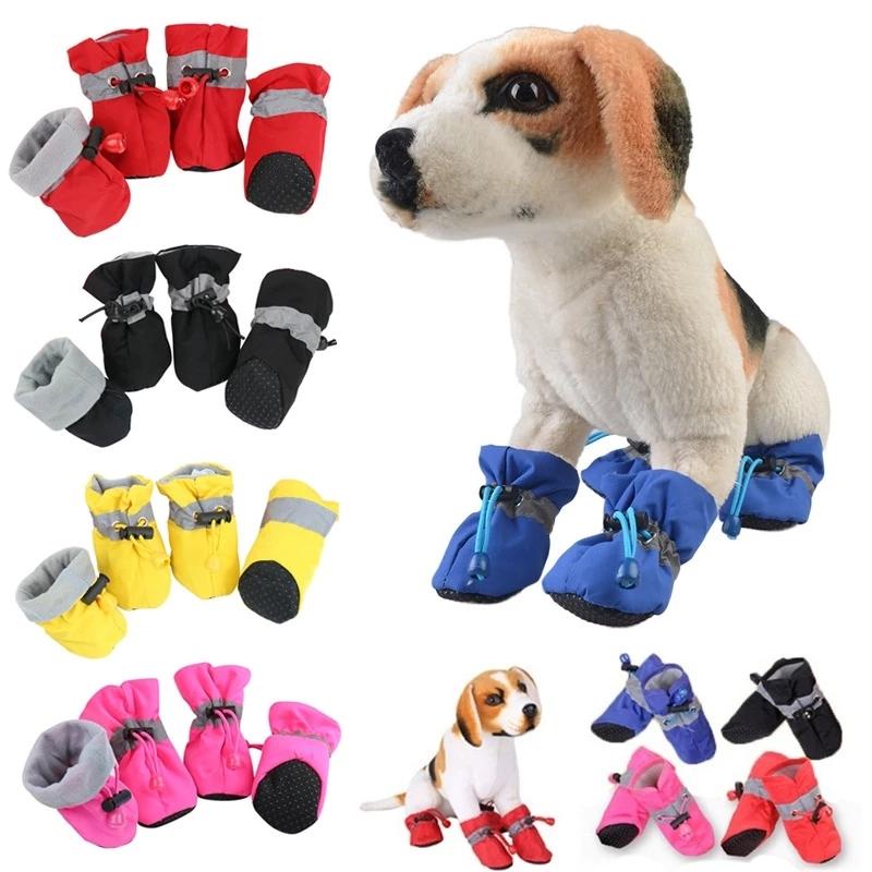 Anti slip Pet Dog Shoes Waterproof Boots Shoes Puppy Cat Socks Boots Dog Shoes Shopee Philippines