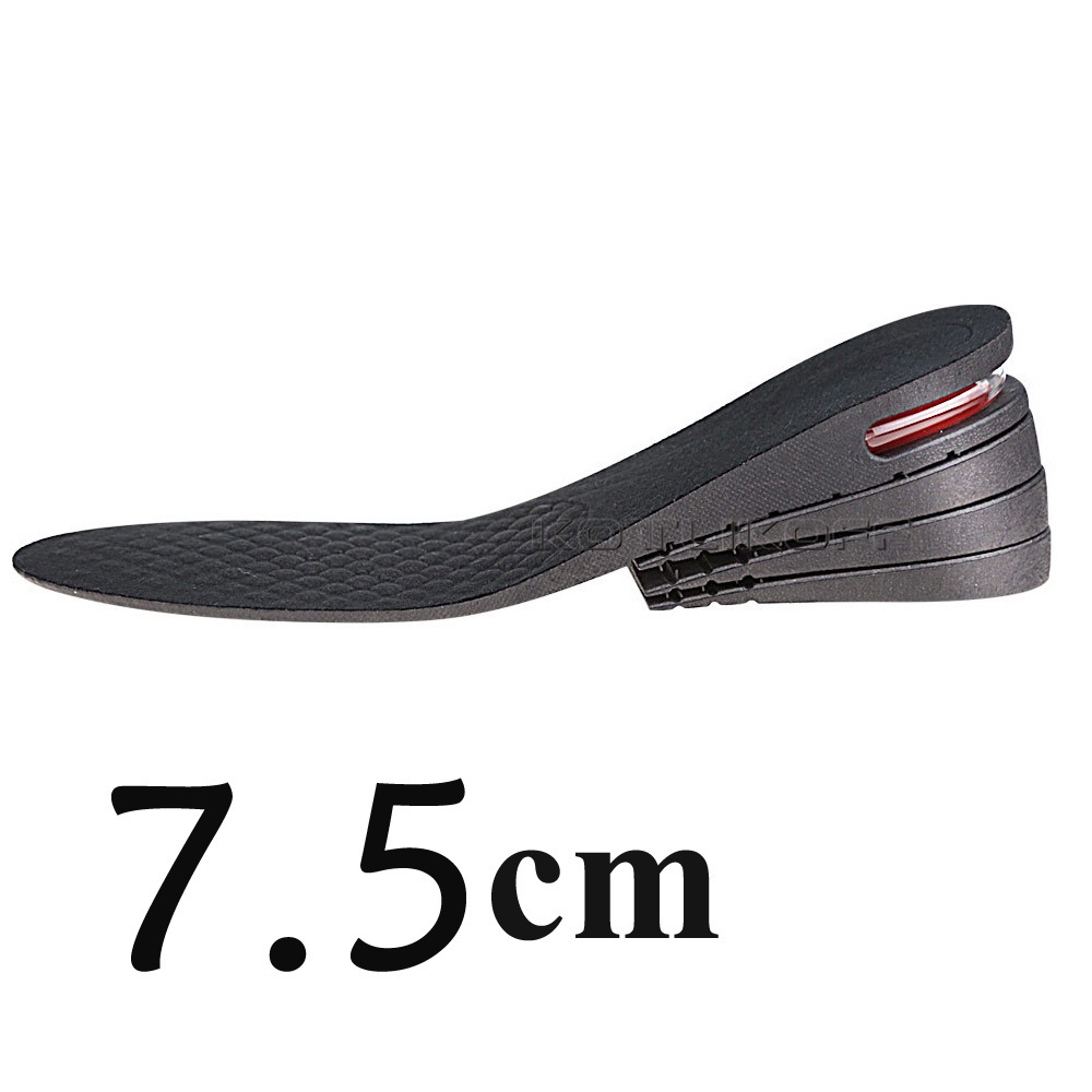Absorbent Footpad Air Cushion Shoe Insole Height Lift Adjustable Heel Insert Silicone Per Pair