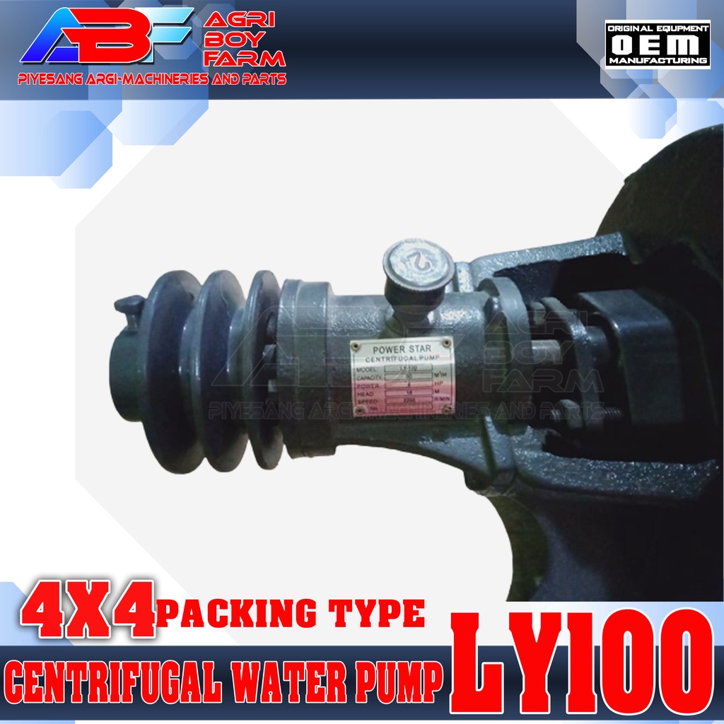 Centrifugal Water Pump LY100 4 X 4 Packing Type / Mechanical Type ...