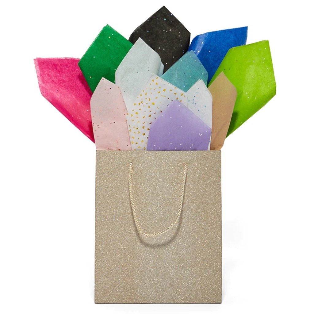 Polyester Nonwoven Bouquet Wrapper – Reusable Waterproof Glitter Gift ...