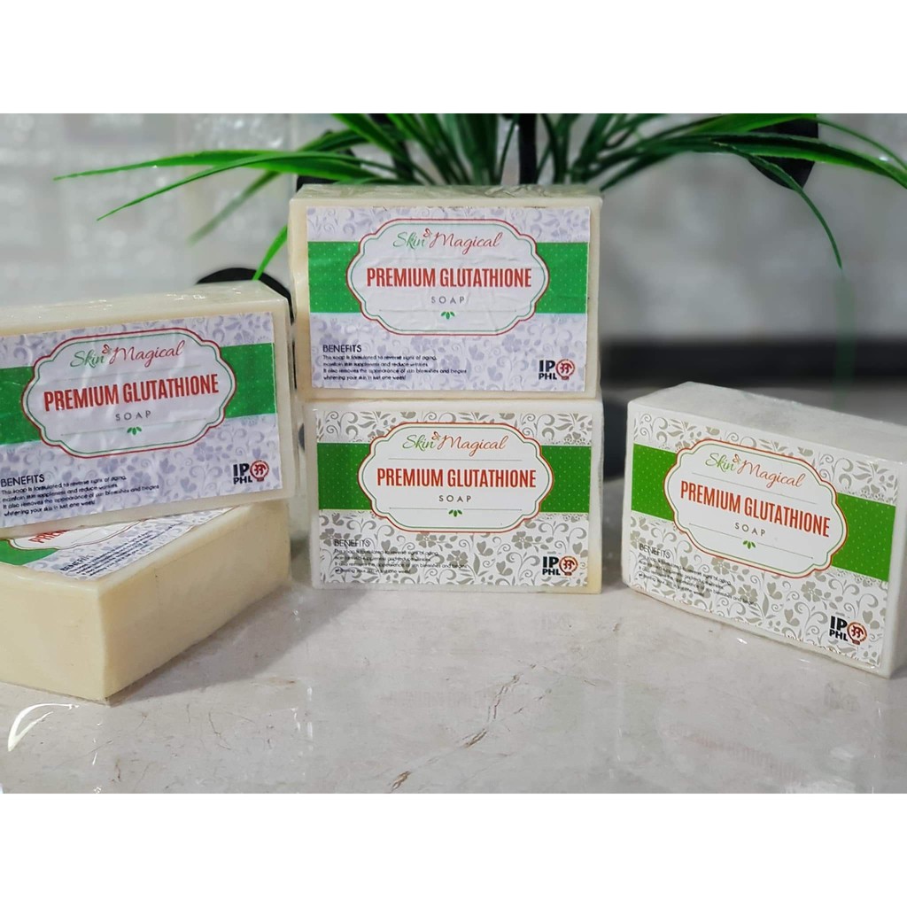 skin magical premium glutathione soap 2 x Gandang Panlaban Whitening New Magical Placenta Herbal Soap