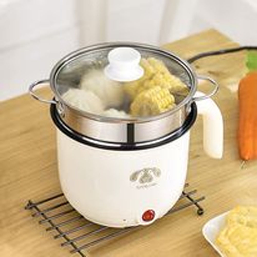 Electric Noodle Pot,Electric Hot Pot,Rapid Noodles Cooker, 1.8L Electric Cooker,Mini Steamer