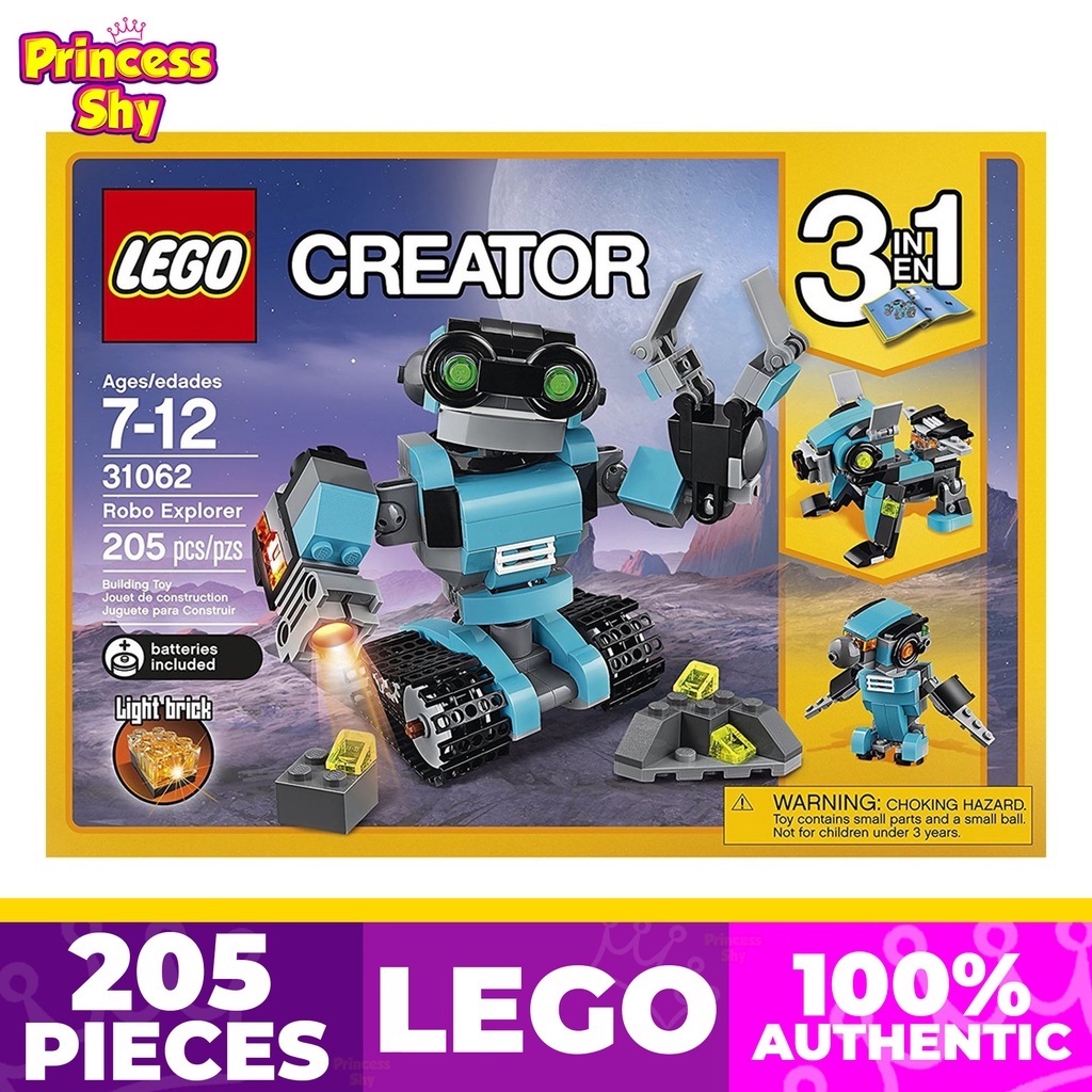 LEGO Creator Robo Explorer 31062 Robot Toy Shopee Philippines