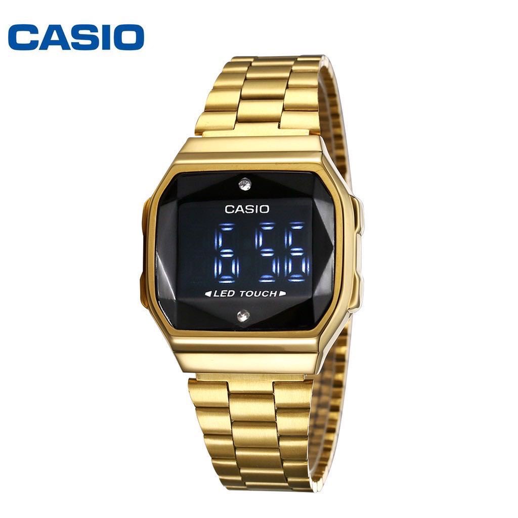 Casio led best sale touch watch