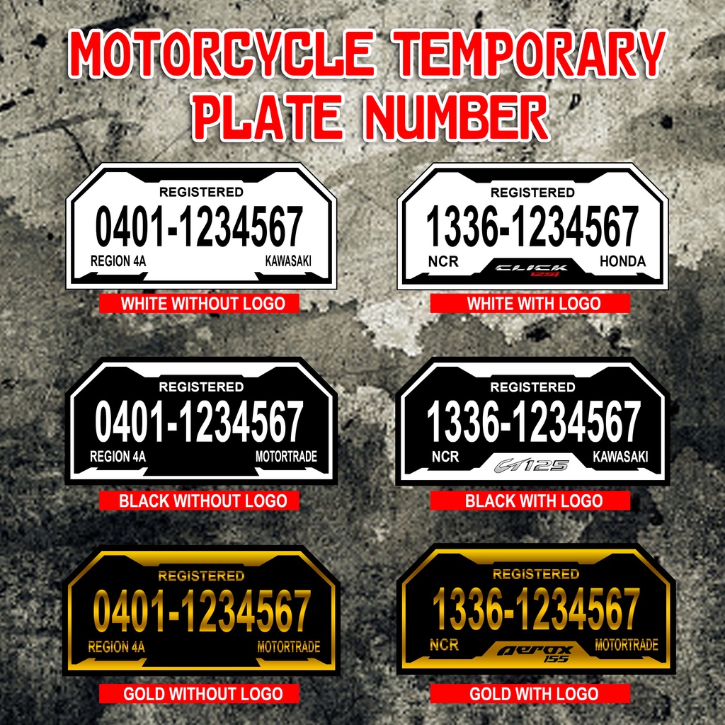 temporary-plate-number-motorcycle-acrylic-shopee-philippines