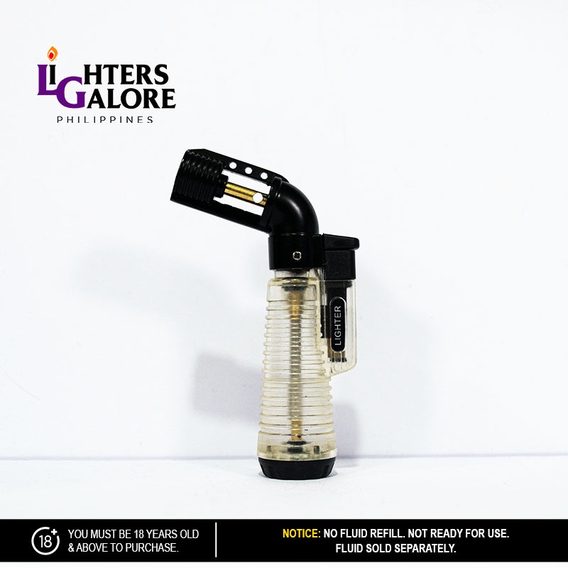 Lighters Galore Pocket Torch 93 (Lighter, Elephant Nose, Transparent