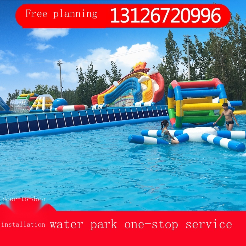Mobile water park equipment manufacturers inflatable pool large bracket