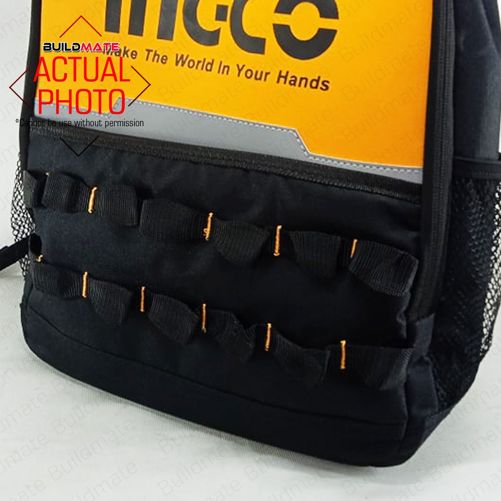 Buildmate x INGCO Tools Backpack Tool Bag 8KG Tools Organizer Storage ...