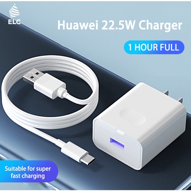 Huawei 22.5W charger HUAWEI Y7a Y9a charger 5A cable fast charge P30 20