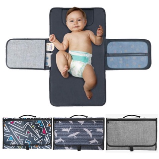 Sunveno Baby Changing Mat Portable Foldable Washable Waterproof Mattress  Changing Pad Mats Reusable Travel Pad Diaper