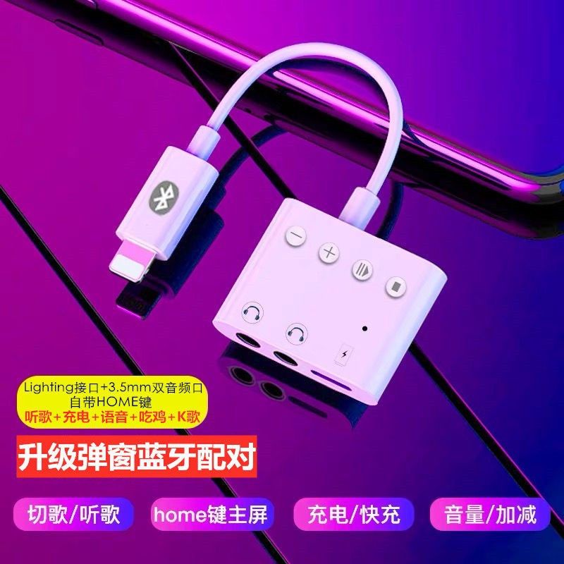 iPhone With Type C & Jack Audio 3.5mm Bluetooth 4 in 1 Lightning Audio