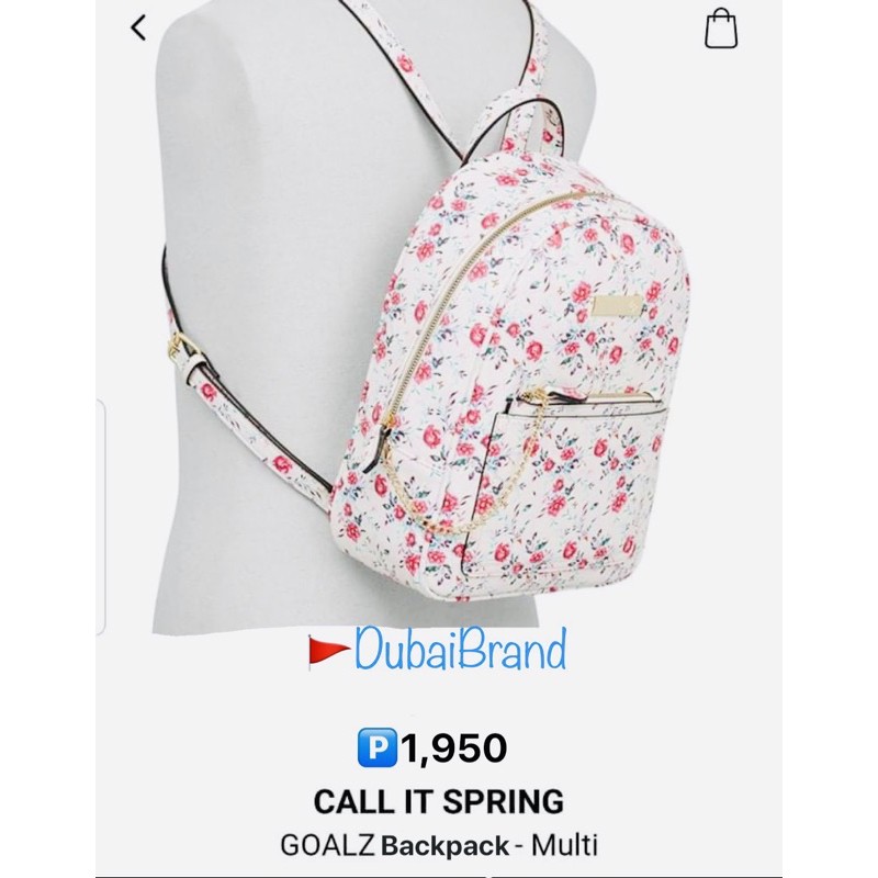 Original Call It Spring Backpack