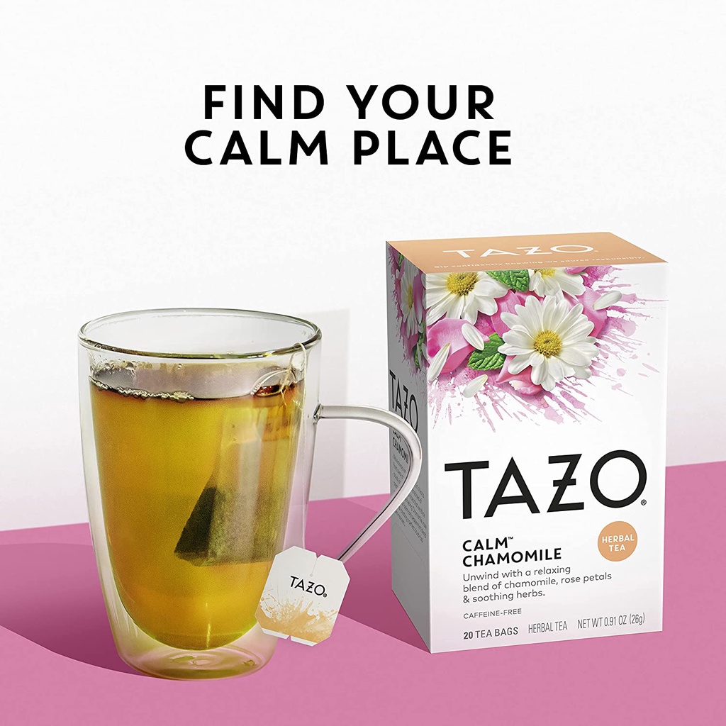 Tazo Calm Chamomile Tea Bags from USA Caffeinefree Shopee Philippines