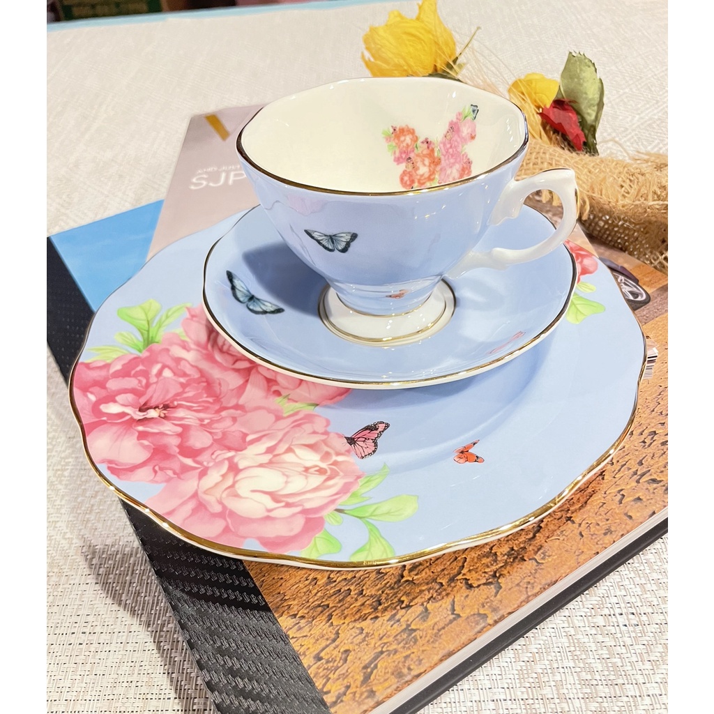 Royal Albert Miranda Kerr Friendship Tranquility 3 Pc Tea Set | Shopee ...
