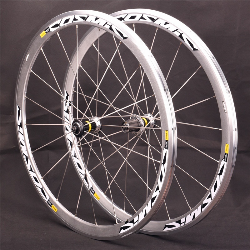 700C 40mm silver mavic cosmic Road bike wheel suitable for 8 9 10 11S aluminum alloy wheelset