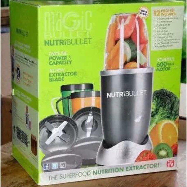 600w/900w Nutribullet with box with pocket nutritionist | Shopee ...