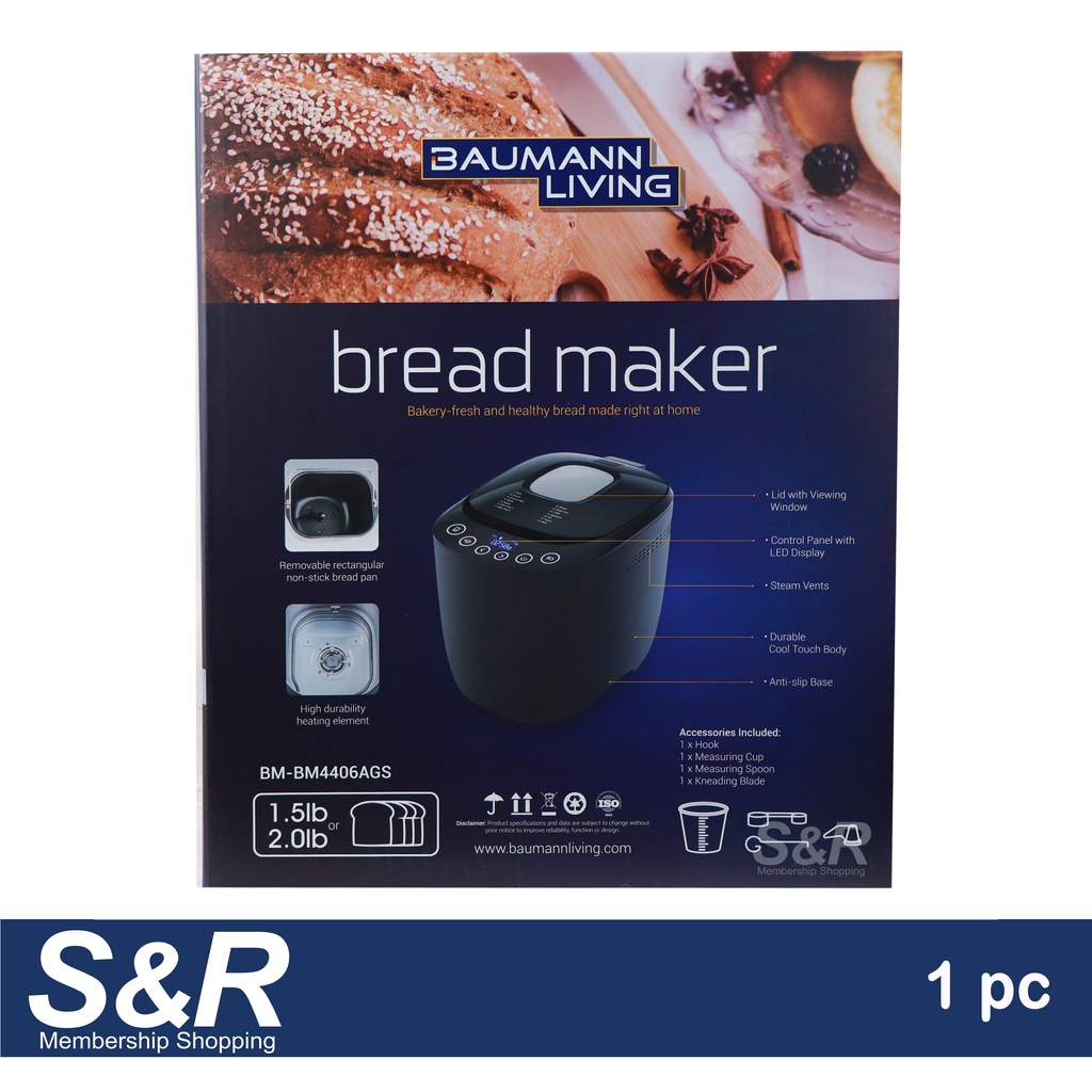 Baumann on sale bread maker