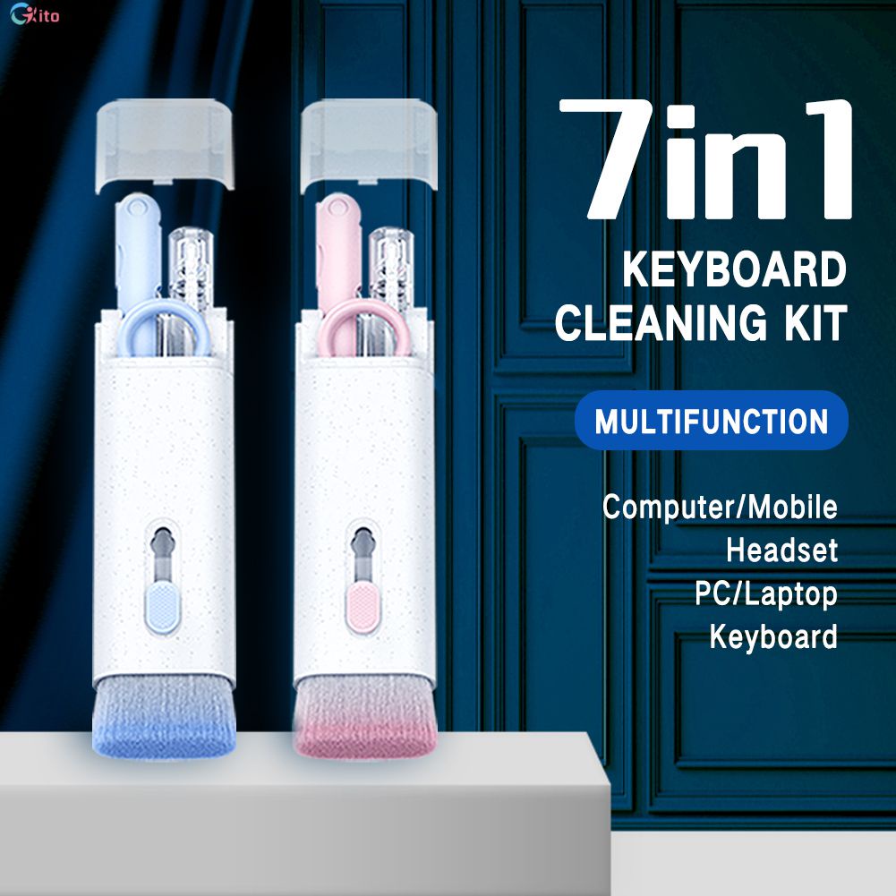 7 in 1 Multipurpose Computer Keyboard Cleaning Kit Computer Phone Card