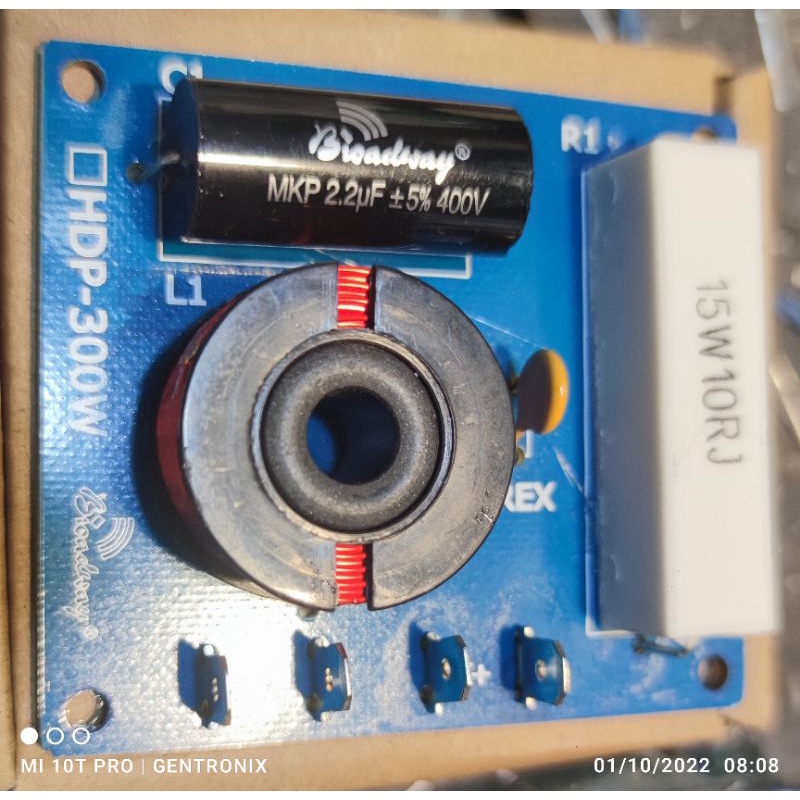 HIGH PASS FILTER / current limiter tweeter (protect)(BROADWAY HDP300