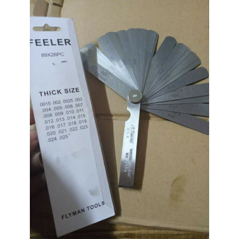 Flyman Feeler Gauge Valve Clearance Gauge Shopee Philippines