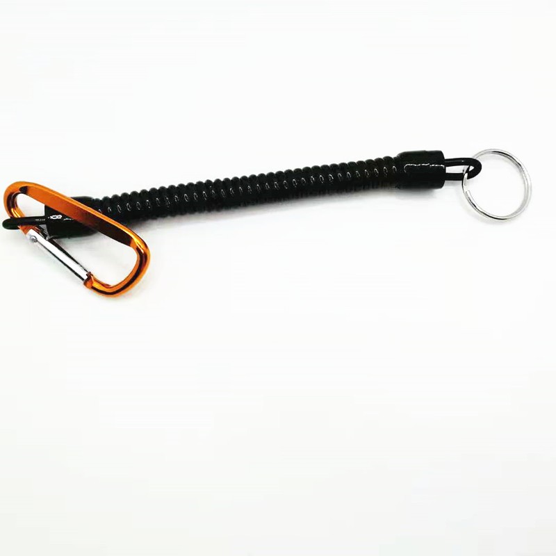 1Pcs Key Lanyard Fishing Missed Rope Koord Chain Elastic Coil Stretch ...