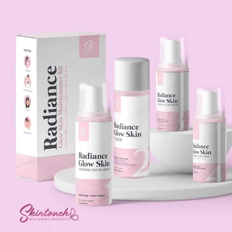 SKINTOUCH WHITENING PRODUCT RADIANCE Glow Skin Maintenance Kit