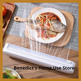 Cling Film Cutter Dispenser, Reusable Food Wrap Cutter, Plastic Wrap  Dispenser With Slide Cutter For Kitchen, Restaurant, Supermarket Packing  Fruits And Vegetables - Temu Philippines