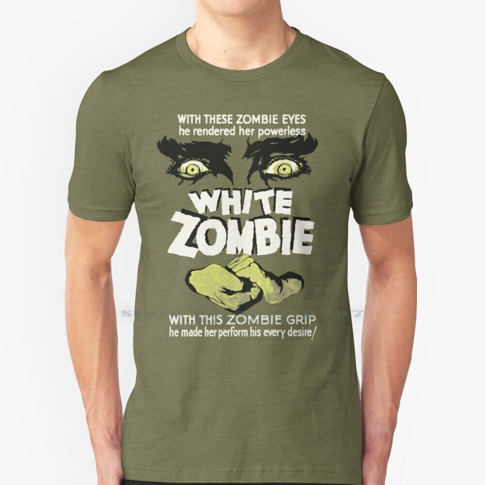 White Zombie T Shirt 100 Pure Cotton White Zombie White Zombie Vintage Movie Classic Horror