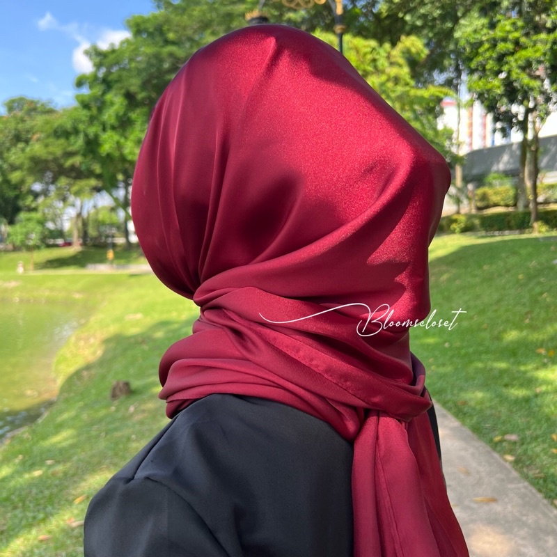 shawl satin shopee